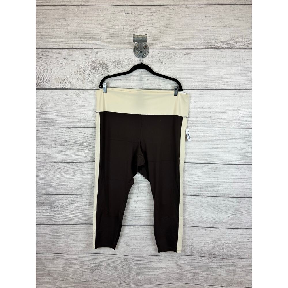 Old Navy Plus Size Active Brown Studio Smooth Extra High Rise Leggings Size 3X